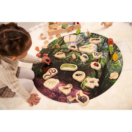 TickiT® Wooden Minibeast Blocks Set